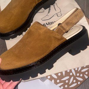 Poppy Barley Lug Mules - Cinnamon